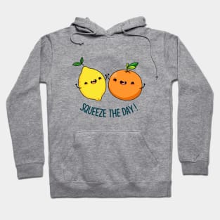 Squeeze The Day Cute Seize The Day Lemon Pun Hoodie